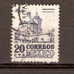 Stamps Mexico -  CATEDRAL  DE  PUEBLA