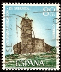 Stamps Spain -  VI centenario de la Fundación Guernica - Iglesia de Luno