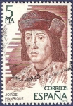 Stamps Spain -  Edifil 2512 Jorge Manrique 5