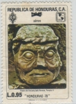 Sellos de America - Honduras -  Rostro de Anciano