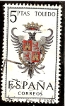 Stamps Spain -  Toledo