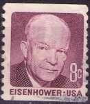 Sellos de America - Estados Unidos -  Eisenhower