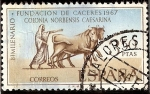 Stamps Spain -  Bimilenario de la Fundación de Cáceres - Fundacion de la ciudad