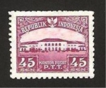 Stamps Indonesia -  central de correos en bandoeng