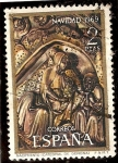 Sellos de Europa - Espa�a -  Natividad del Señor, retablo de la catedral de Gerona