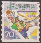 Stamps Switzerland -  Suiza 1998 Scott 1033 Sello Deporte Baloncesto en la Calle Michel1661 usado Switzerland Suisse 