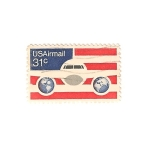 Sellos de America - Estados Unidos -  USAIRMAIL