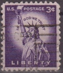 Stamps United States -  USA 1954 Scott 1035 Sello º Estatua de la Libertad Etats Unis Estados Unidos Michel 660 