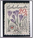 Sellos de Europa - Checoslovaquia -  Flores