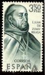 Stamps Spain -  Forjadores de Amércia. Méjico - Fray Juan de Zumárraga