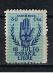 Stamps Spain -  Edifil  853  II Aniversario del Alzamiento Nacional.  