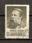 Stamps Russia -  140 Aniversario del nacimiento de Friederich Engels