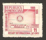 Stamps Dominican Republic -  50 anivº de rotary internacional 