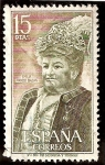 Stamps Spain -  Emilia Pardo Bazán