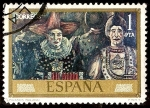 Stamps Spain -  Día del Sello. Payasos - Solana