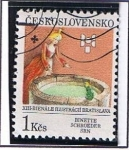 Stamps Czechoslovakia -  Binette Schroeder