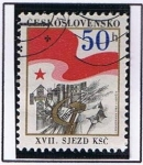 Stamps Czechoslovakia -  XVII Sjezd Kscx