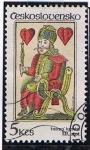 Stamps Czechoslovakia -  Naipes