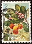 Stamps Spain -  Flora. Madroño