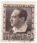 Stamps : Europe : Spain :  Republica Española. Blasco Ibañez