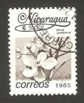 Stamps Nicaragua -  flor bixa orellana