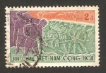 Stamps Vietnam -  trabajando en el campo, braceros