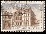 Stamps Spain -  CXV aniversario del Gran Teatro del Liceo