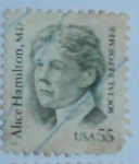 Stamps : America : United_States :  Alice Hamilton