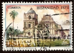 Sellos del Mundo : Europa : Espa�a : Hispanidad, Nicaragua - Iglesia de Subtiava