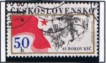 Stamps Czechoslovakia -  Bandera