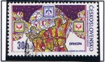 Stamps Czechoslovakia -  Vidrieras