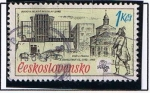 Stamps Czechoslovakia -  Budova Mlada