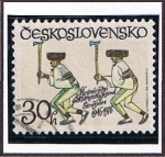 Stamps Czechoslovakia -  Danza