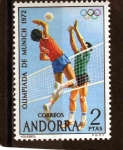 Sellos de Europa - Andorra -  Munchen 1972