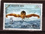 Sellos del Mundo : Europe : Andorra : Munchen 1972