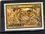 Sellos del Mundo : Europe : Andorra : navidad