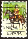Stamps Spain -  Uniformes Militares - Arcabucero encuestre. 1603