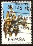 Stamps Spain -  Uniformes Militares - Coracero de Caballería. 1635