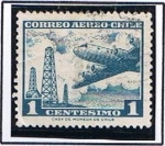 Stamps Chile -  Avion