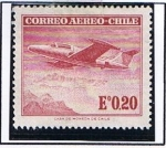 Sellos de America - Chile -  Avion