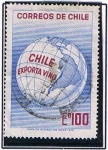 Stamps Chile -  Exporta vinos