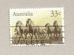 Stamps Australia -  Caballo salvajes