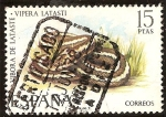 Stamps Spain -  Fauna. Víbora de Lataste