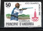 Sellos de Europa - Andorra -  Juegos Olimpicos Moscu 80