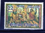 Stamps Andorra -  navidad