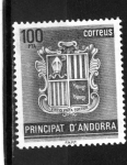 Stamps Andorra -  Escudo