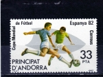 Sellos de Europa - Andorra -  copa Mudi Fubol