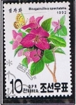 Stamps North Korea -  Bougainvillea