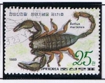 Stamps North Korea -  Buthus martensis