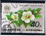 Sellos del Mundo : Asia : North_Korea : Stewartia koreana